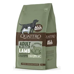 Quattro ADULT LAMB Monoprotein suaugusiems visų veislių šunims su ėriena