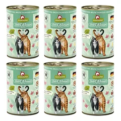 GranataPet DeliCatessen elniena ir tunas - be grūdų šlapias maistas katėms, elniena ir tunas, 12x 400g — 4 nuotrauka