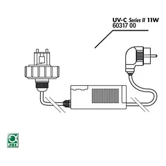 JBL Ersatzteil Gehäusedeckel + Vorschaltgerät UV-C 11 W