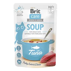 Brit Care Cat Soup Tuna sriuba su tunu katėms 75g