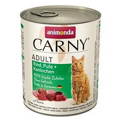 Animonda Cat konservai Carny Adult 6 x 800 g drėgnas maistas katėms — 2 nuotrauka