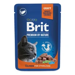 Brit Premium Salmon Sterilized konservai sterilizuotoms katėms