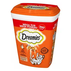 DREAMIES Mega Box 350g skanėstas katėms su gardžia vištiena