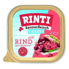 Rinti Kennerfleisch Plus Junior drėgnas maistas šunims 9 x 300 g, 200 - 399 g — 2 nuotrauka