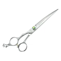 Ehaso Revolution Professional Lefty Lenktos Žirklės - profesionalios lenktos žirklės, pagamintos iš aukščiausios kokybės, kieto japoniško plieno, kairiarankiams, 7" — 3 nuotrauka