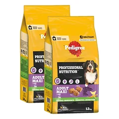 PEDIGREE Professional Nutrition sausas šunų maistas su paukštiena, 2x12 kg