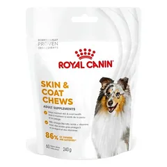 ROYAL CANIN Skin Coat Adult Dog Supplements 240g papildai suaugusių šunų odos ir kailio sveikatai