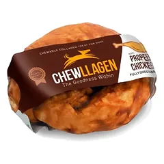 Chewllagen vištienos skonio kolageno spurga 9 cm, 15 vnt. x 90 g dėžė