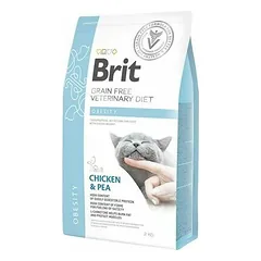 Brit GF Veterinary Diets Cat Obesity  sausas pašaras katėms 2 kg