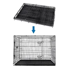 Nobleza metalinis narvas šuniui, XL, 106x71,5x76 cm — 2 nuotrauka