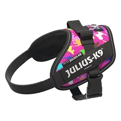Julius - K9 IDC Powerharness Dogz - šuns pakinktai su atšvaitais, spalvingas šuniuko raštas - Mini - Mini
