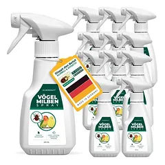 Silberkraft purškiklis nuo erkučių paukščiams – atbaidantis purškiklis (repelentas) dekoratyviniams paukščiams, 12 x 250 ml — 2 nuotrauka