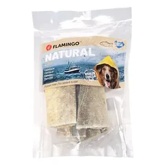 Flamingo Hundesnack Nature Kabeljauhaut Lang