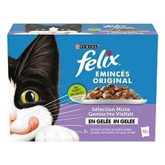 Felix Megapack maišeliai drebučiuose, drėgnas maistas katėms 48 x 85 g, 80 - 99 g — 2 nuotrauka