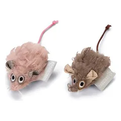 Beeztees Katzenspielzeug Maus Boyo rosa-braun
