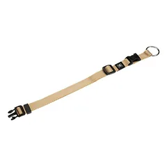 Flamingo Mažas Antkaklis Ziggi - nailoninis antkaklis katėms ir mažiems šunims - Smėlio spalvos, Beżowy / 20 - 35cm — 2 nuotrauka