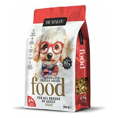 Dr Malou Dog Adult liofilizuotas pilnavertis maistas su antiena ir triušiena šunims 500 g — 4 nuotrauka