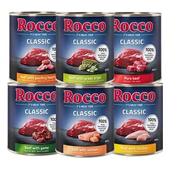 Rocco mišrūs bandomieji rinkiniai, drėgnas maistas šunims 6 x 800 g — 4 nuotrauka