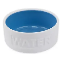 HAP keramikinis dubenėlis šuniui WATER, baltas 390ml