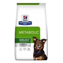 Hills Prescription Diet Metabolic Weight Loss and Maintenance Lamb sausas maistas šunims, turintiems viršsvorio, 12kg