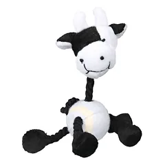 Trixie Animal With Rope And Tennis Ball žaislas šunims su virve ir teniso kamuoliuku, 16 cm — 3 nuotrauka