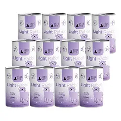 PAKA ZWIERZAKA PEPE Vet Light Rabbit 12x400 g šlapias šunų maistas, padedantis sumažinti antsvorį