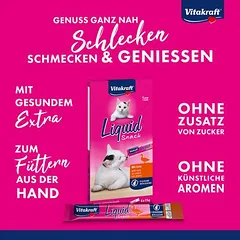 Vitakraft Cat Liquid-Snack skystas skanėstas katėms su antiena ir ß-gliukanais — 3 nuotrauka