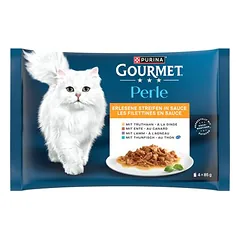 Gourmet Perle bandomasis rinkinys 4 x 85 g, drėgnas maistas katėms