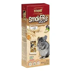 VITAPOL Smakers šinšiloms su džiovintais vaisiais ir riešutais 2 vnt.