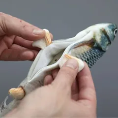 Kerbl Pet žaislas katėms Jumping Fish, 1 vnt. — 3 nuotrauka