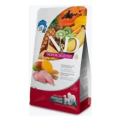 Farmina N&D Tropical Selection Adult Medium & Maxi Chicken & Tropical Fruits sausas maistas vidutinių ir didelių veislių šunims, 20 kg
