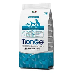 Monge All Breeds Hypoallergenic (lašiša/tunas) sausas pašaras šunims, 12 kg — 2 nuotrauka