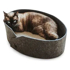 Canadian Cat Company guolis katėms OWEN, L 46 x B 34 x H 130 cm - antracito spalvos — 3 nuotrauka