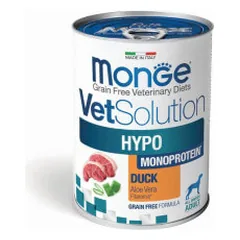 Monge VetSolution Canine Hypo Monoprotein su antiena, veterinarinis maistas šunims 400 g parduotuvėje pet24.lt