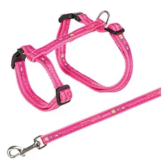 TRIXIE petnešos katėms su pavadėliu, XXL, Good Luck, 34-57 cm-13 mm, 1.20 m
