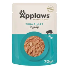 Applaws Cat Pouch in Jelly guliašas su tunu drebučiuose katėms - Pet24