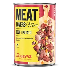 Josera Meat Lovers Menu Beef with Potato konservuotas pašaras šunims su jautiena ir bulvėmis, 800 g