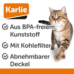 Karlie kraiko dėžė katėms Eco Smart, akvamarino — 3 nuotrauka