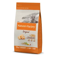 Nature’s Variety Original sausas maistas suaugusioms katėms su vištiena 1.25 kg