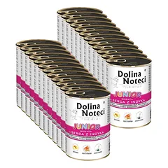 DOLINA NOTECI PREMIUM Junior su kalakutienos širdelėmis 24x400g