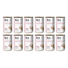 BRIT Veterinary Diet Hypoallergenic Lašiša ir žirniai alergiškiems šunims 12x400g