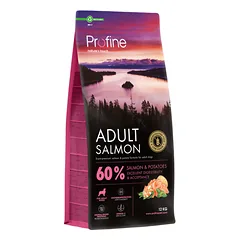 PROFINE Dog Adult Salmon & Potatoes sausas maistas šunims su lašiša ir bulvėmis 12 kg