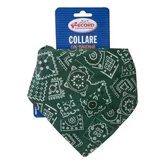 BANDANA NYLON COLLAR GREEN 2,5X55-65 CM