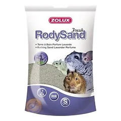 Zolux smėlis maudynėms Rody Sand 2 l levandų kvapo