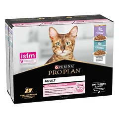 Purina Pro Plan Delicate Digestion Konservuotas maistas išrankioms katėms (su vandenyno žuvimi ir kalakutiena) 85 g 10 vnt.
