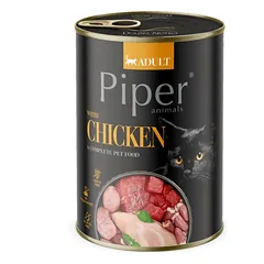 PIPER Animals Chicken 12x400 g su vištiena, drėgnas kačių maistas