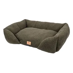Ferplast minkštas guolis Pamper Bouclé, žalias, L 55 x B 45 x H 20 cm — 2 nuotrauka