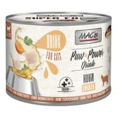 Mac's Paw Power Drink sriuba su vištiena katėms
