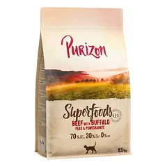 Purizon Superfoods herzhaftes Rind mit Büffel, Erbsen und Granatapfel
