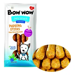 Skanėstai šunims BOW WOW Jelly snack su paukštiena ir kolagenu, 6 vnt.